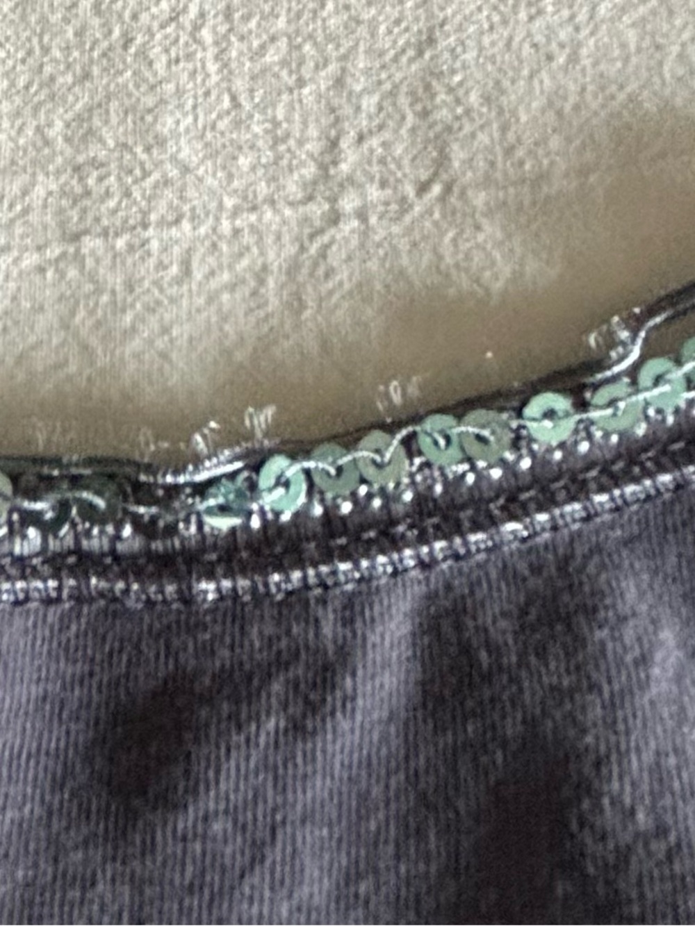 BKE Boutique Charcoal Embellished Cami Tank Top Medium Made in Canada - Picture 4 of 8